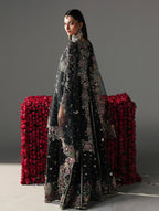 FIZZA….Luxury Embroidered Net maxi