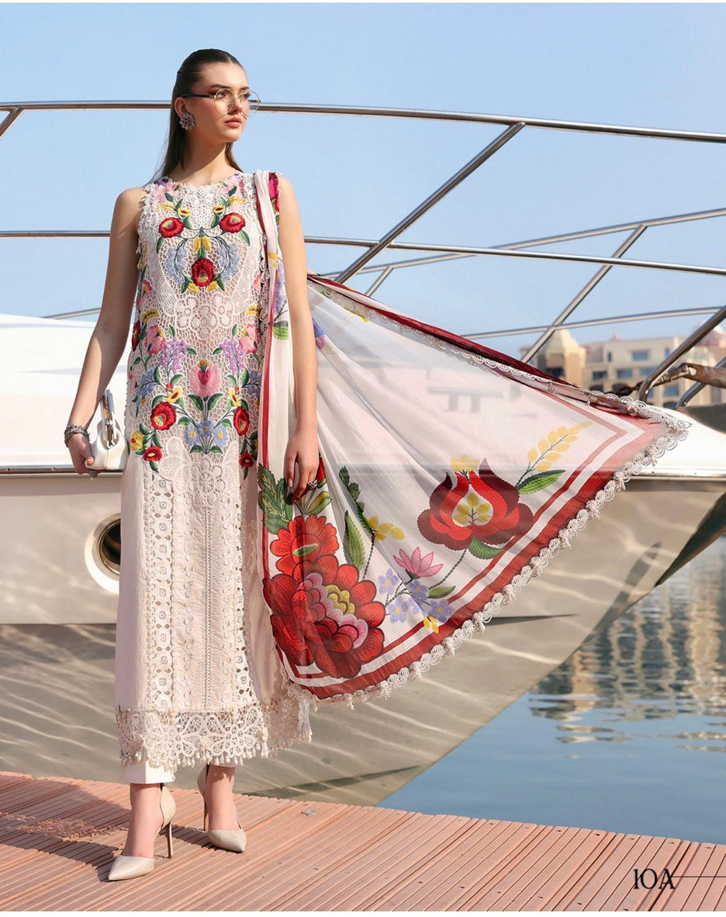 Maria B Luxury Lawn 2026-10A ( original)