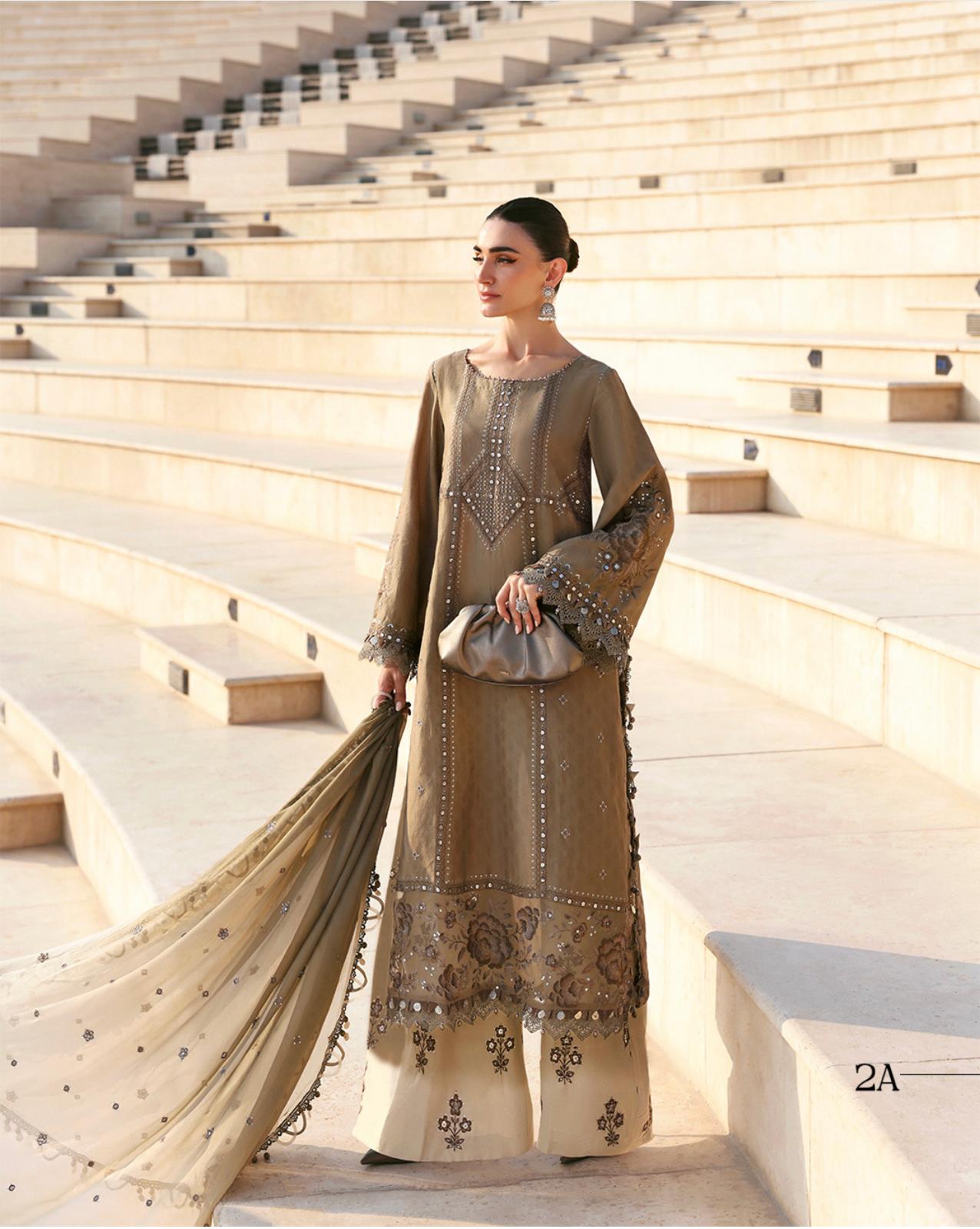 Maria B Luxury Lawn 2026-2A ( original)