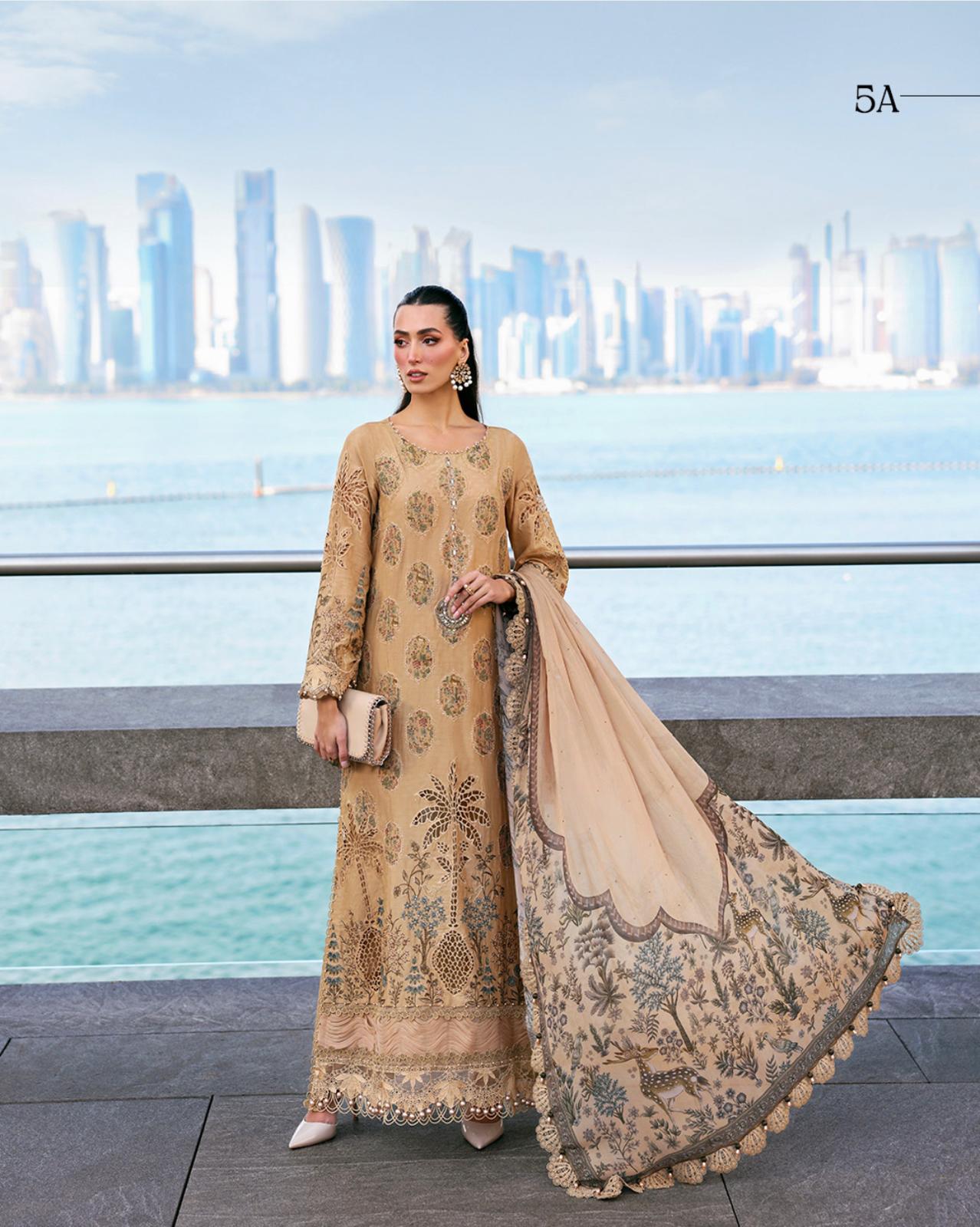 Maria B Luxury Lawn 2026-5A ( original)