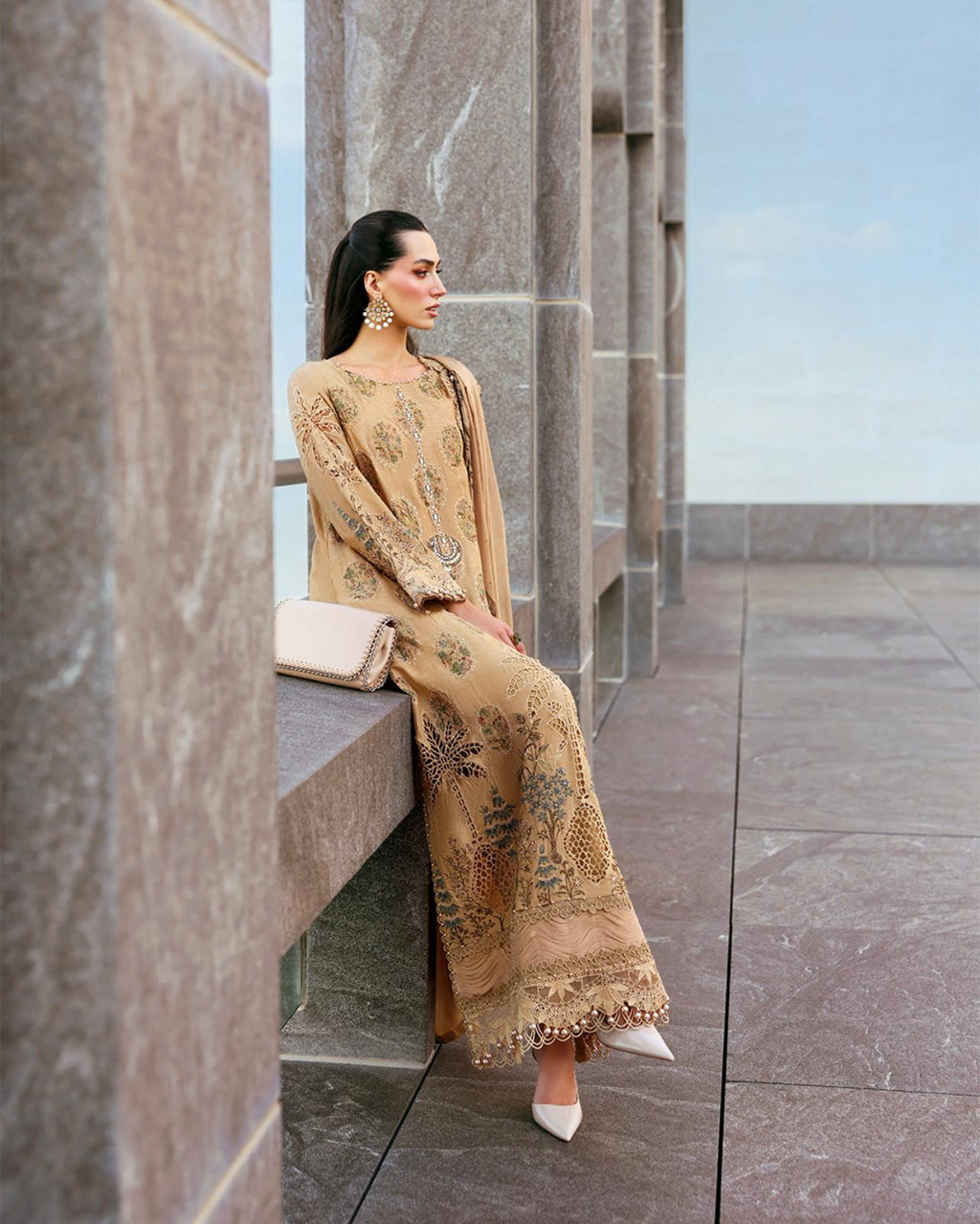 Maria B Luxury Lawn 2026-5A ( original)