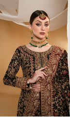 SUHANA Heavy embroidered chiffon wedding collection