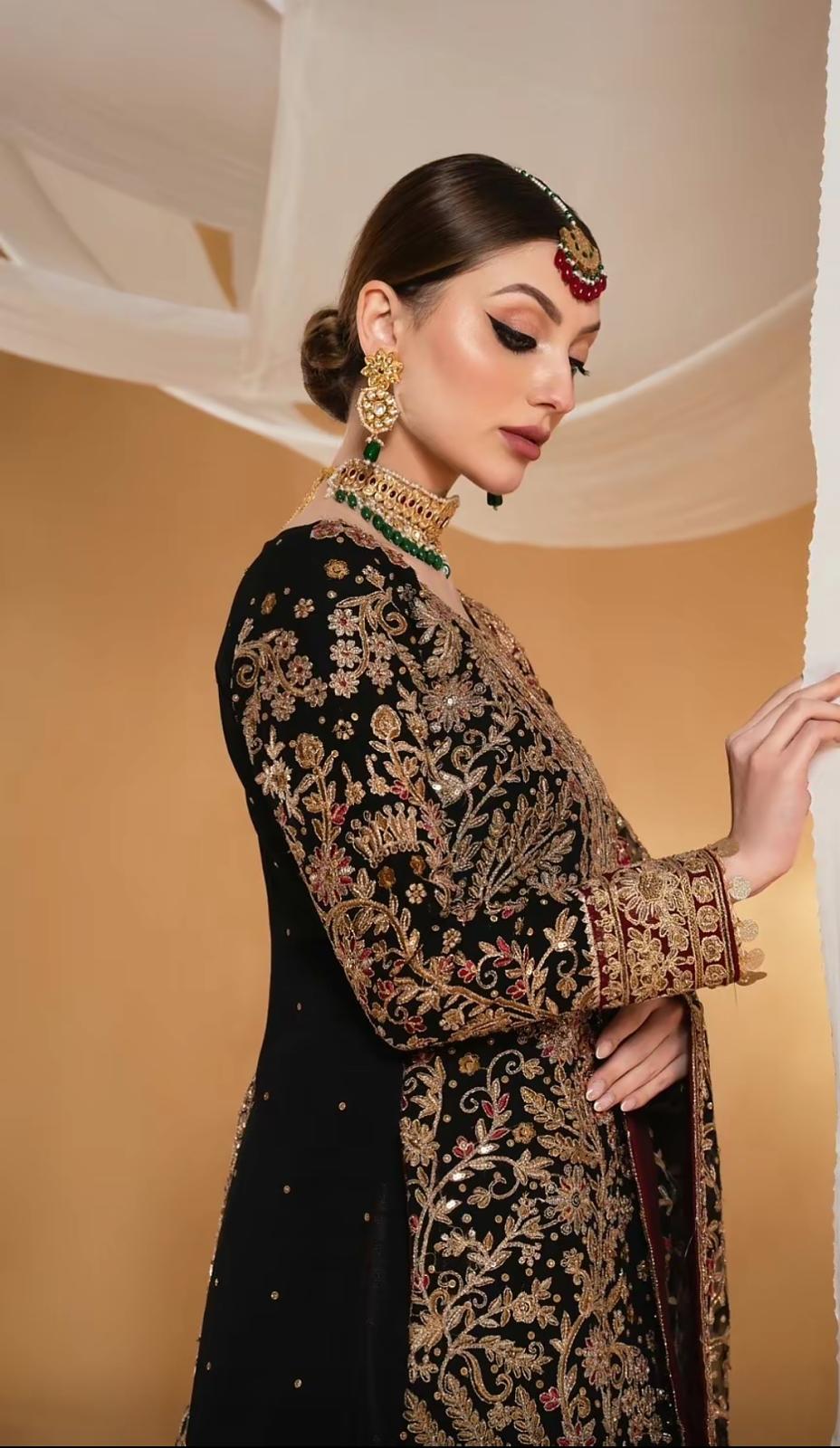 SUHANA Heavy embroidered chiffon wedding collection
