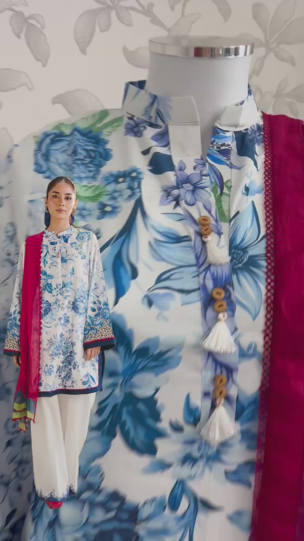 COCO Luxury Printed Lawn Suit – 3 Piece Collection