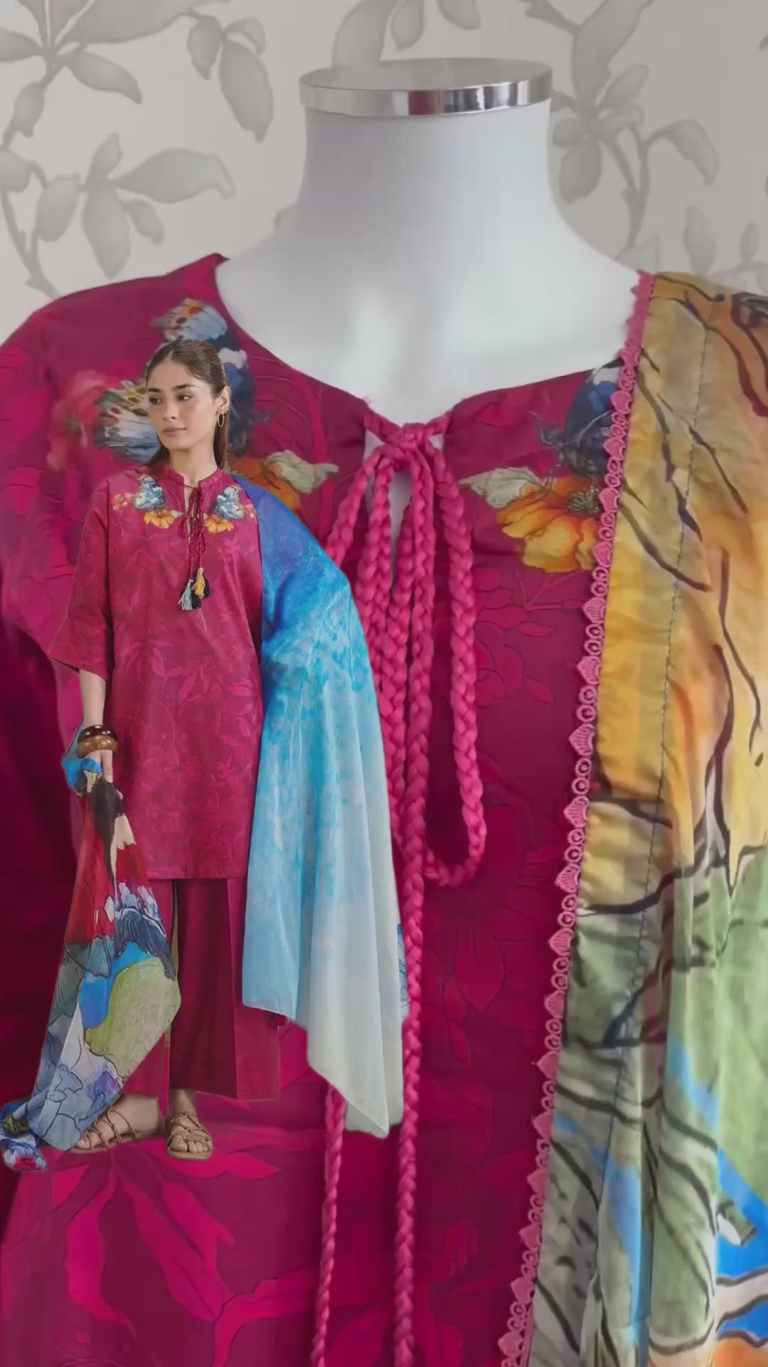 COCO Luxury Printed Lawn Suit – 3 Piece Collection