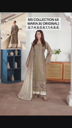 Maria B Luxury Lawn 2026-2A ( original)